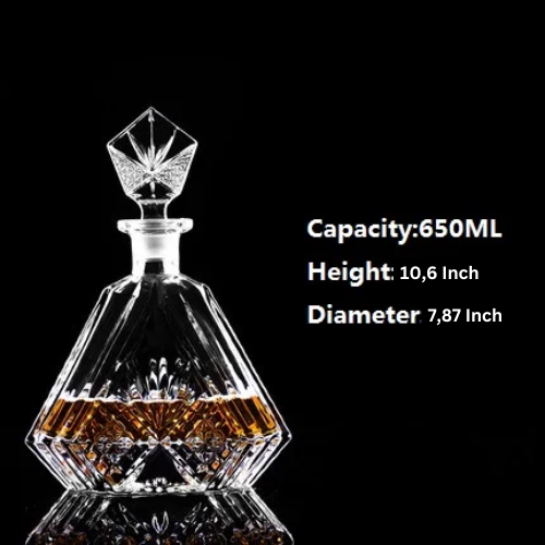crystal whiskey decanter