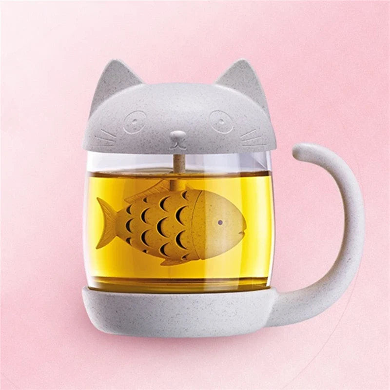 CAT TEA CUP