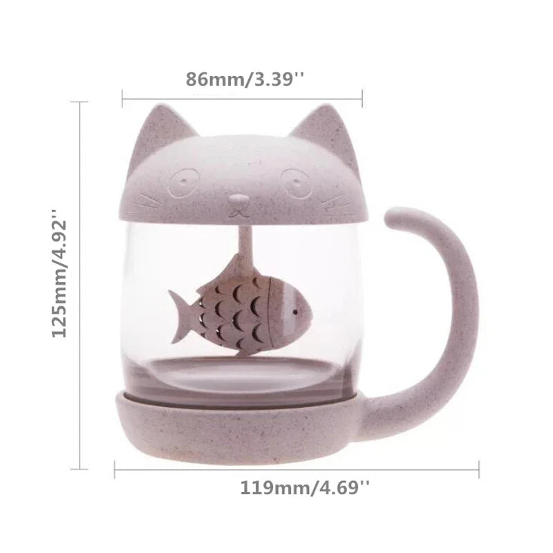 CAT TEA CUP
