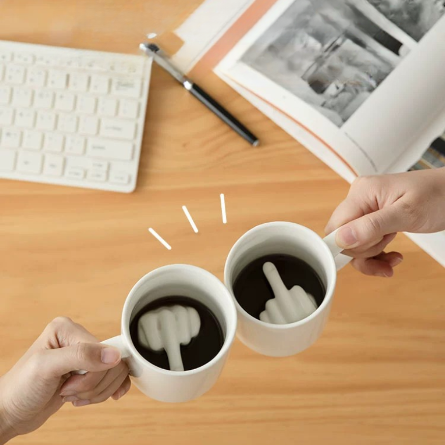MIDDLE FINGER MUG