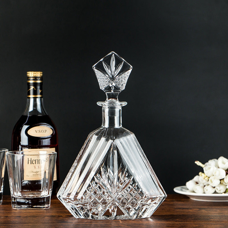 crystal whiskey decanter