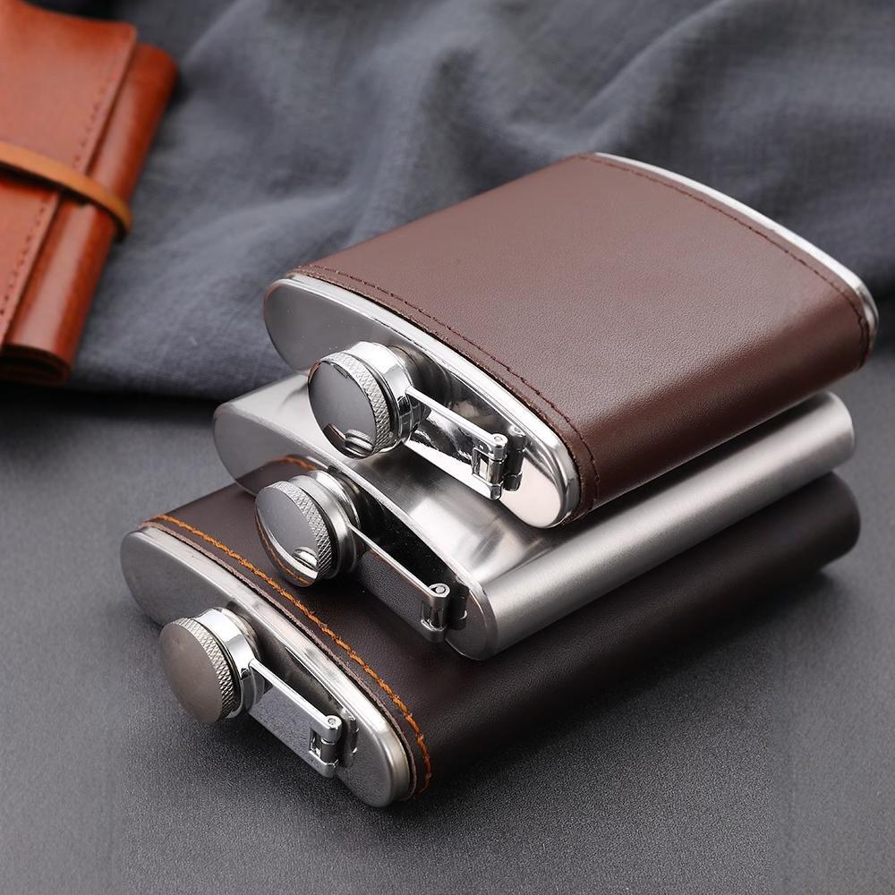 LEATHER FLASK