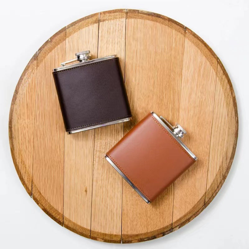 LEATHER FLASK