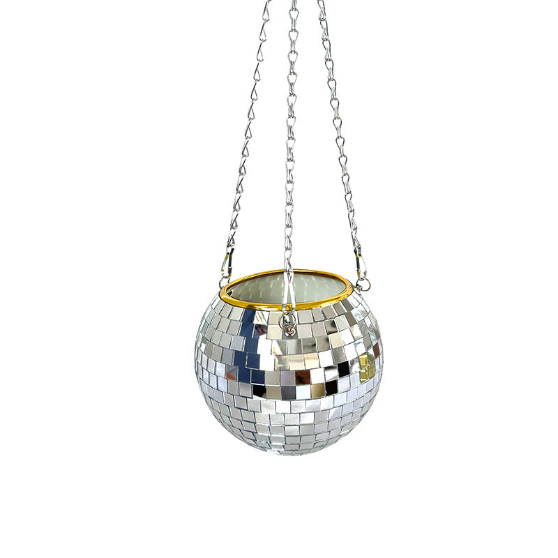 DISCO BALL PLANT HANGER