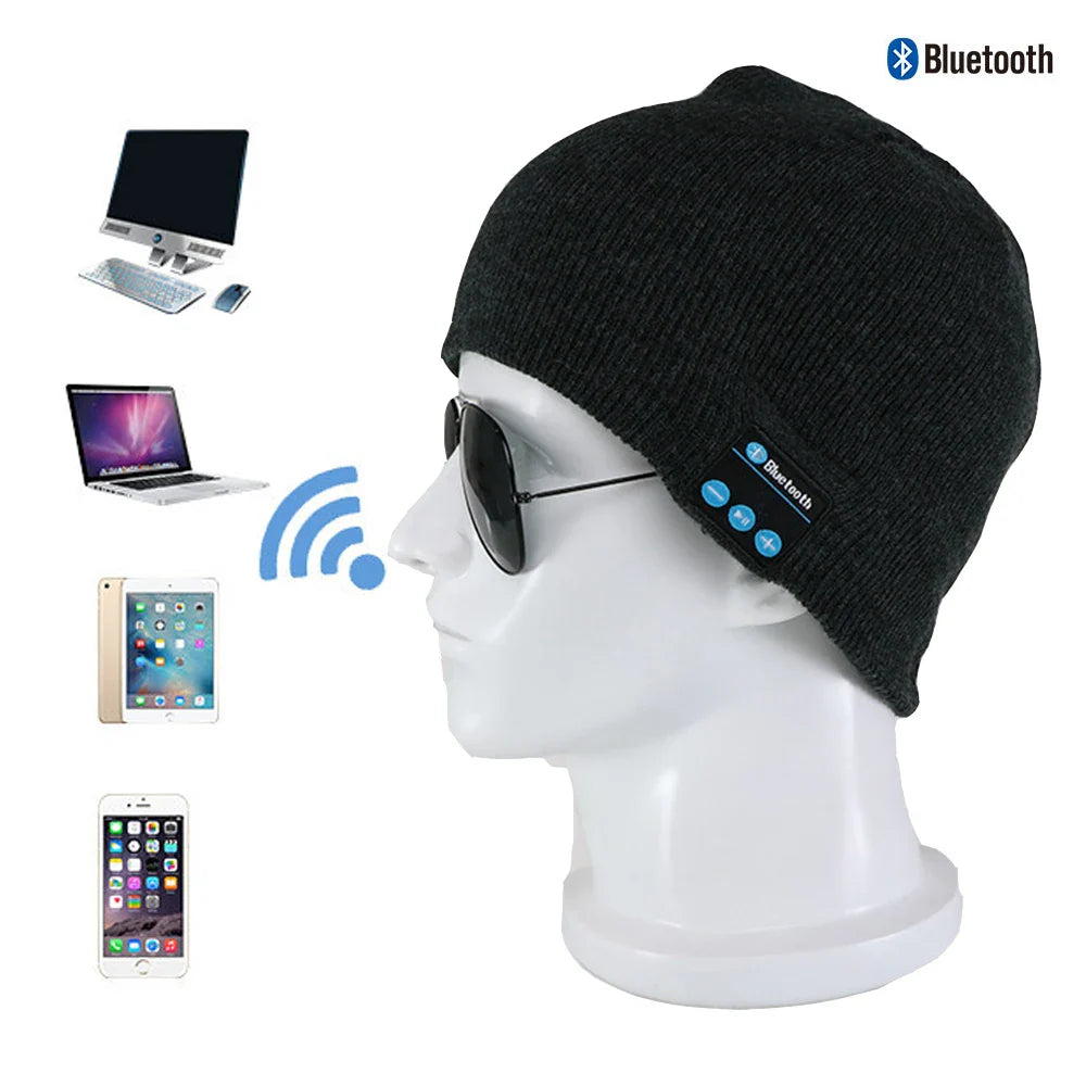BEANIE WITH BLUETOOTH HEADPHONES