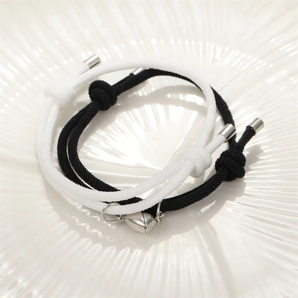 MAGNETIC HEART BRACELET FOR COUPLES