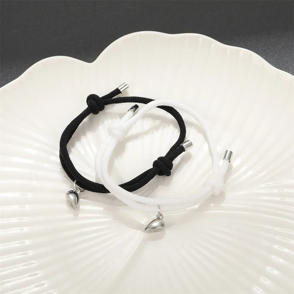 MAGNETIC HEART BRACELET FOR COUPLES