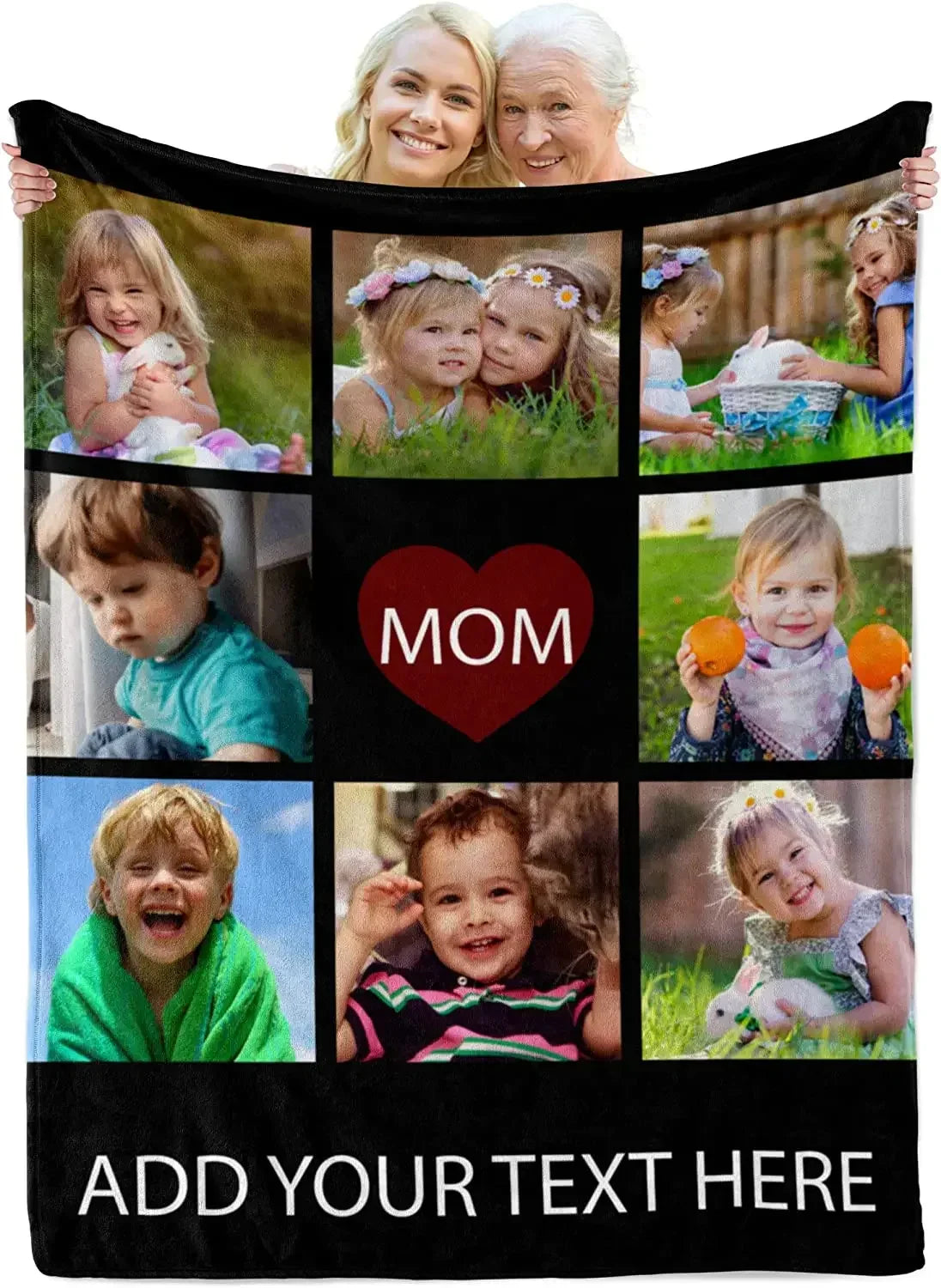 MOTHER'S DAY BLANKET WITH PICTURES