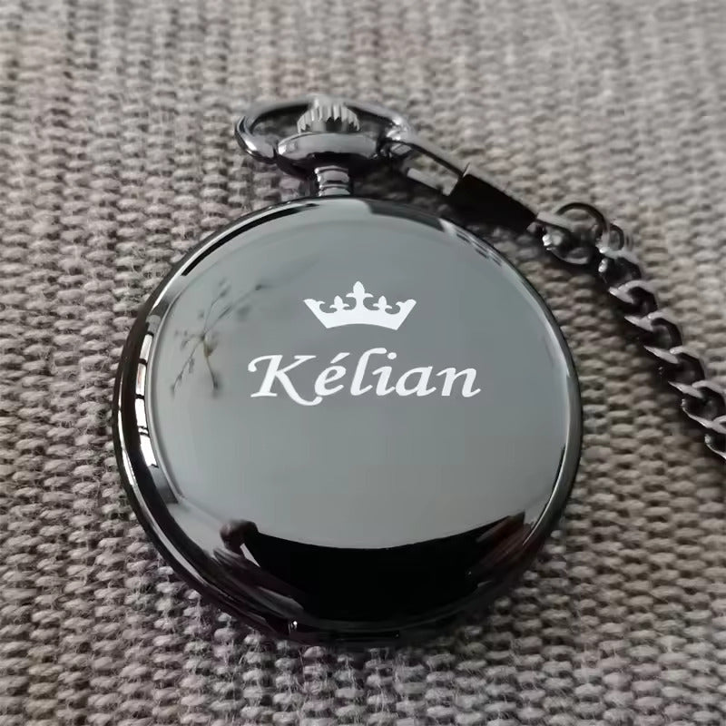 ENGRAVED POCKET WATCH