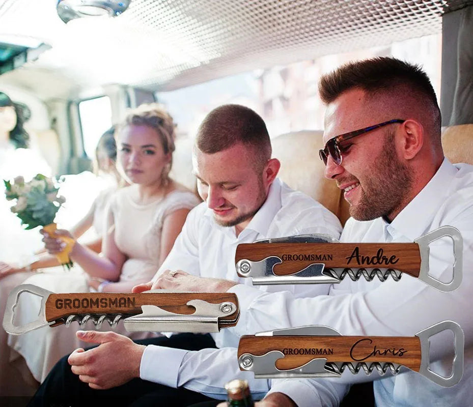 GROOMSMEN BOTTLE OPENER