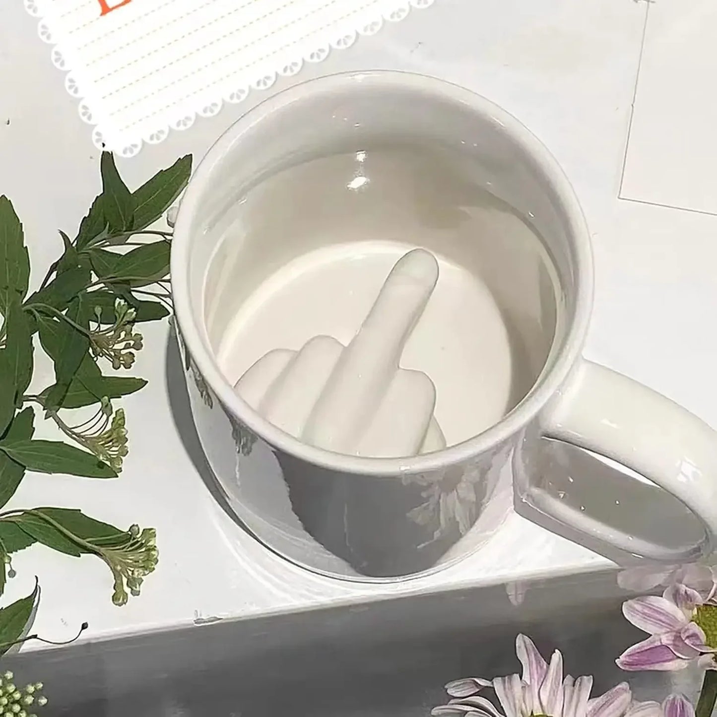MIDDLE FINGER MUG