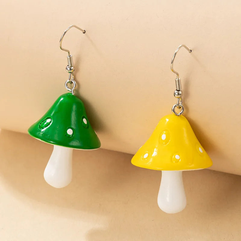 MUSHROOM EARRINGS