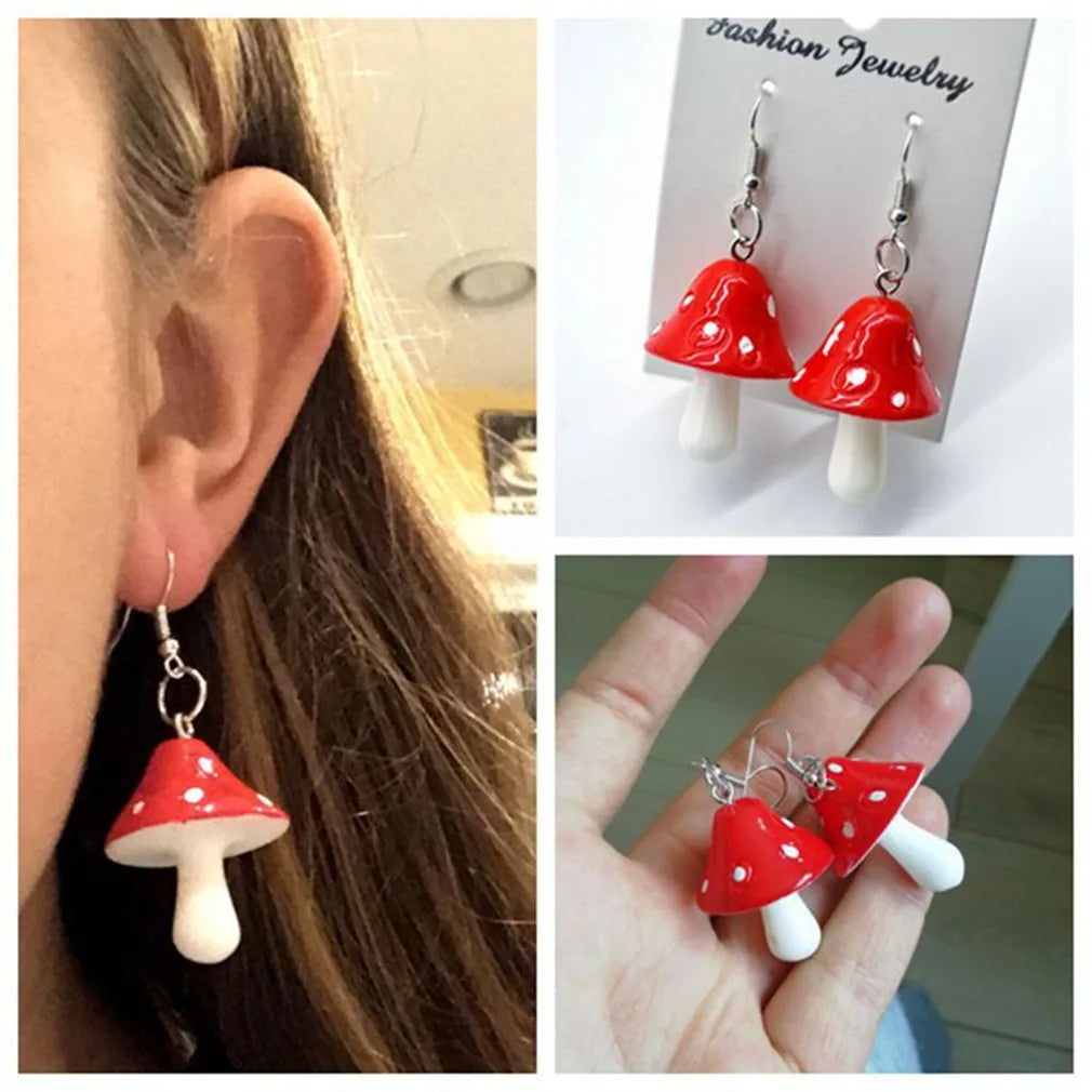 MUSHROOM EARRINGS