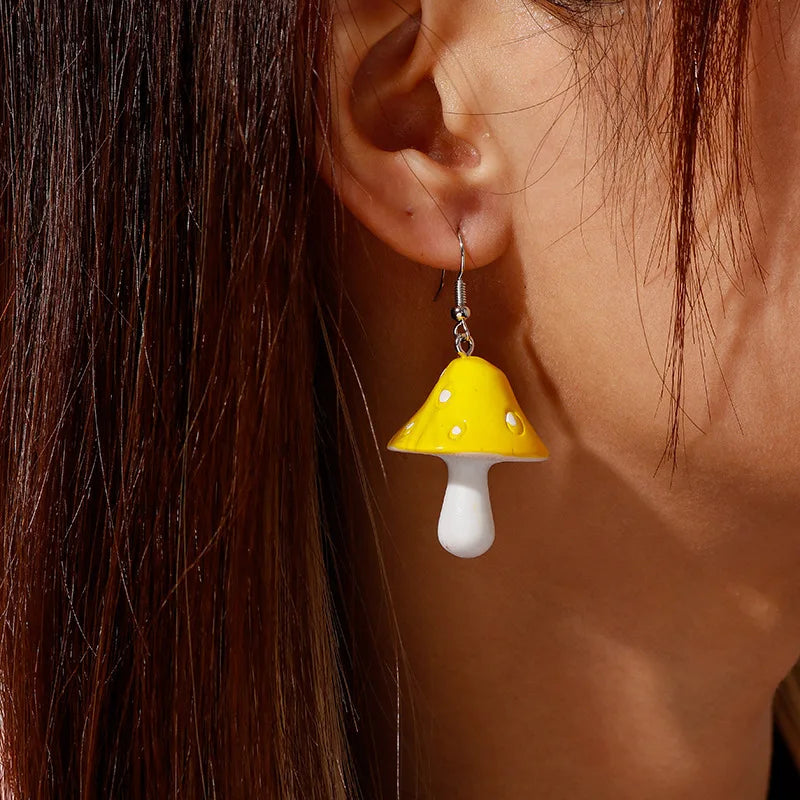 MUSHROOM EARRINGS