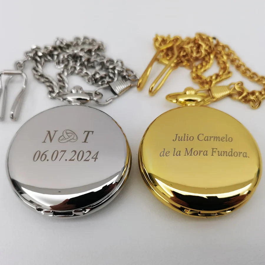 ENGRAVED POCKET WATCH