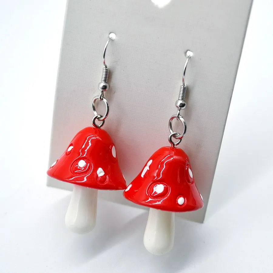 MUSHROOM EARRINGS
