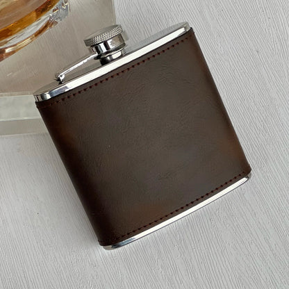 LEATHER FLASK