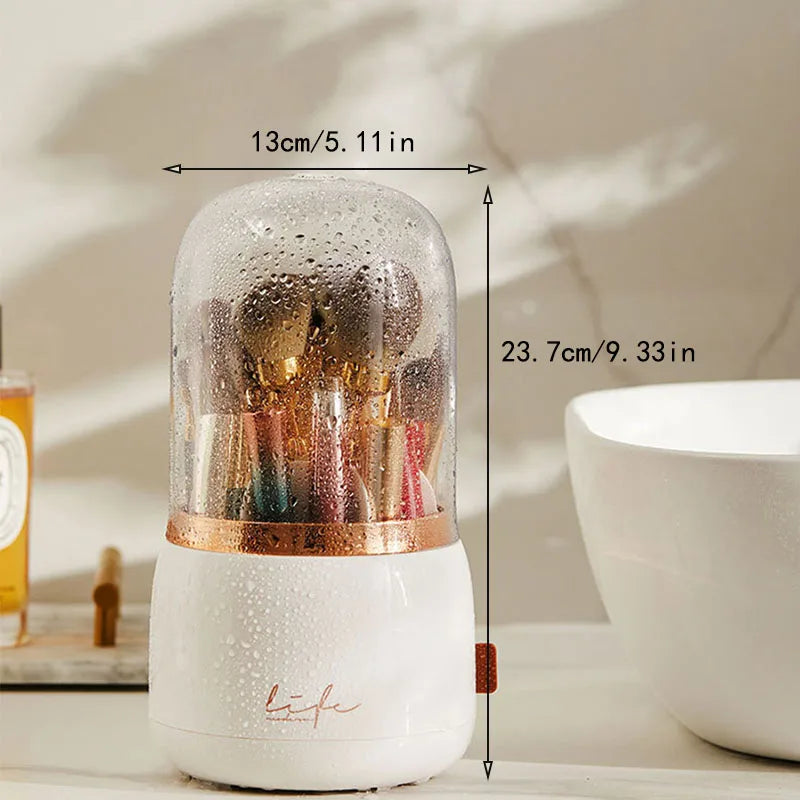 ROTATING MAKEUP BRUSH HOLDER